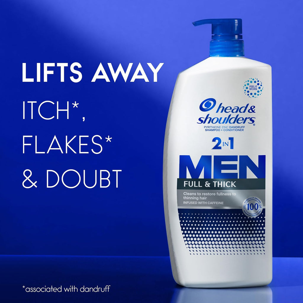 Head &amp; Shoulders Champú y acondicionador anticaspa, Full and Th...