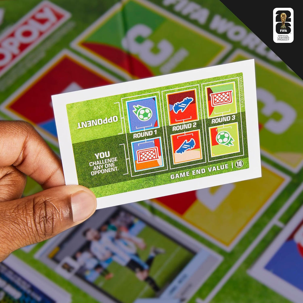 Monopoly Panini Prizm: Juego de mesa de fútbol de la Copa Mundial d...