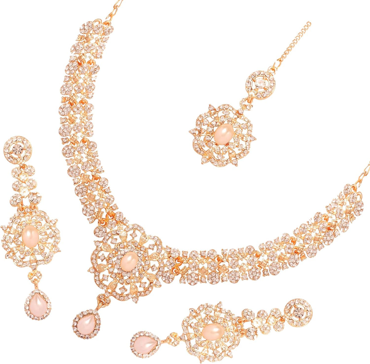 Conjuntos de joyas Touchstone para mujer, joyería india para boda,...