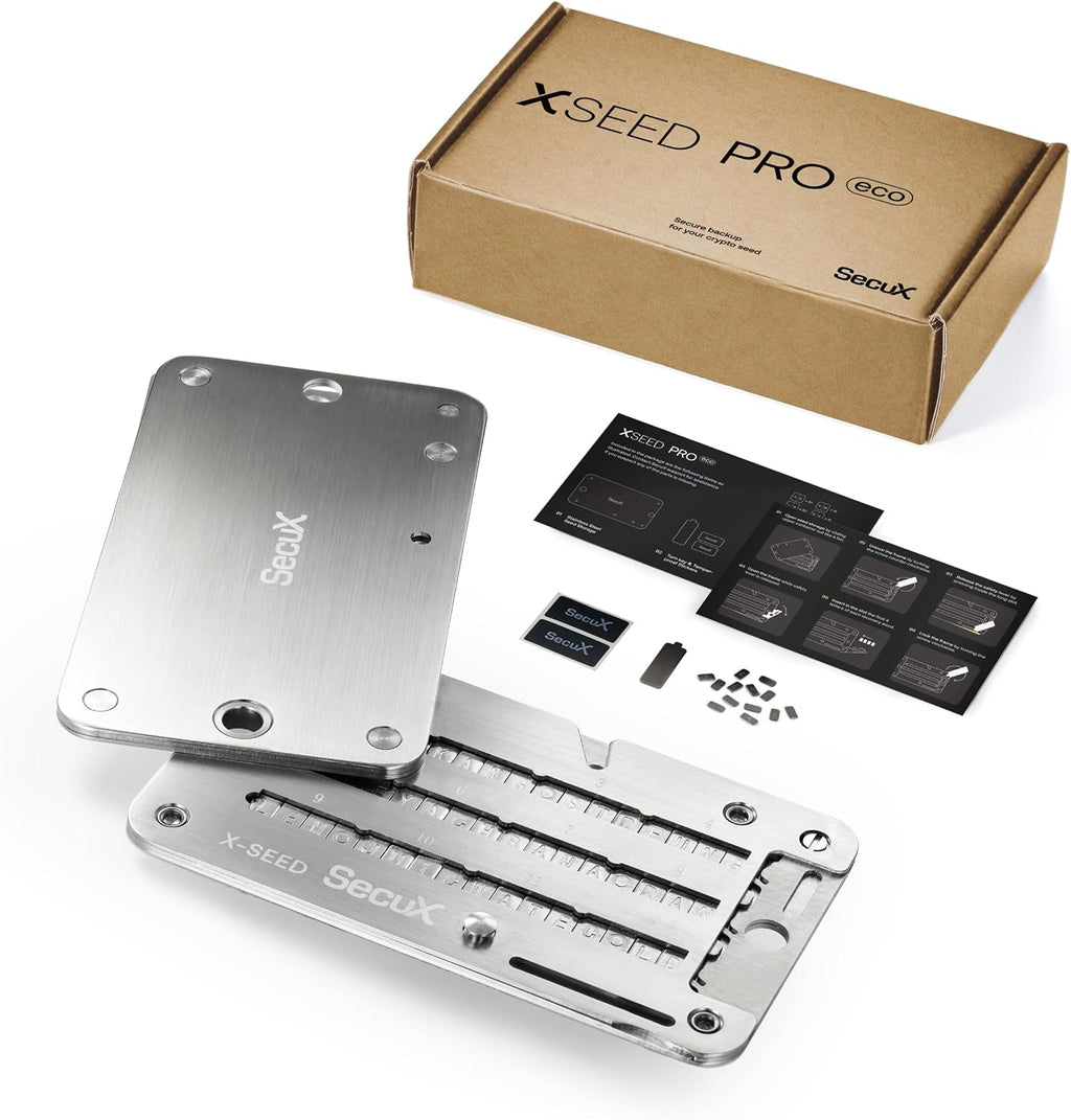 SecuX XSEED PRO Eco - Cartera de Bitcoin indestructible Crypto Seed...