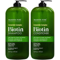 MAJESTIC PURE Set de champú y acondicionador de biotina \u2013 Con...