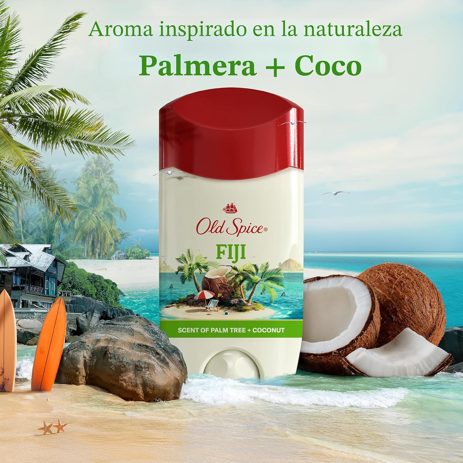Old Spice Desodorante y antitranspirante para hombre, frescura dura...