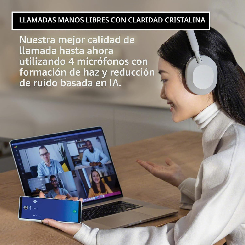Sony WH-1000XM5 - Audífonos inalámbricos premium con cancelación de...