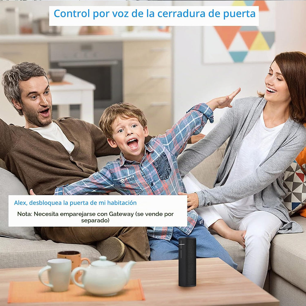 Harfo Cerradura de Puerta con Huella Dactilar, Cerradura sin Llave...