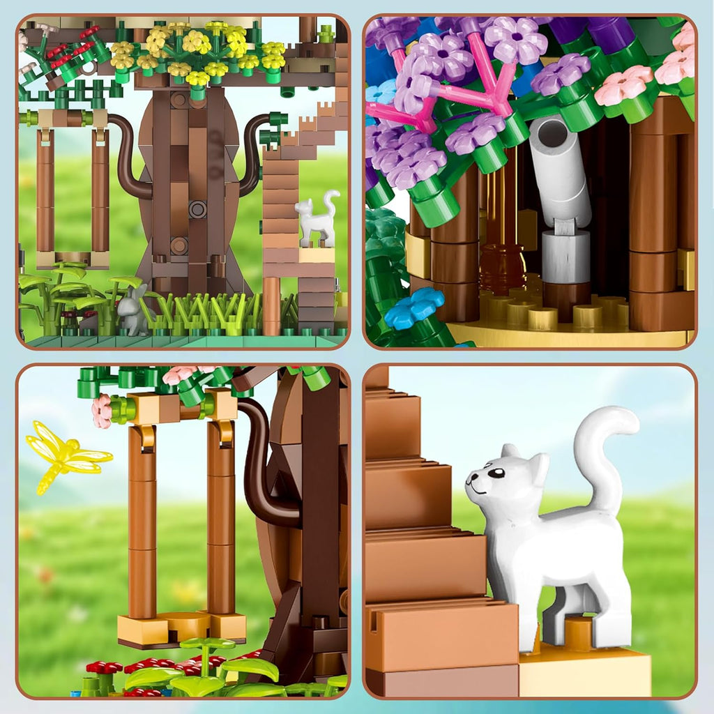 Vziimo Juego de Construcción de Árbol Bonsái de Flor de Cerezo, Set...