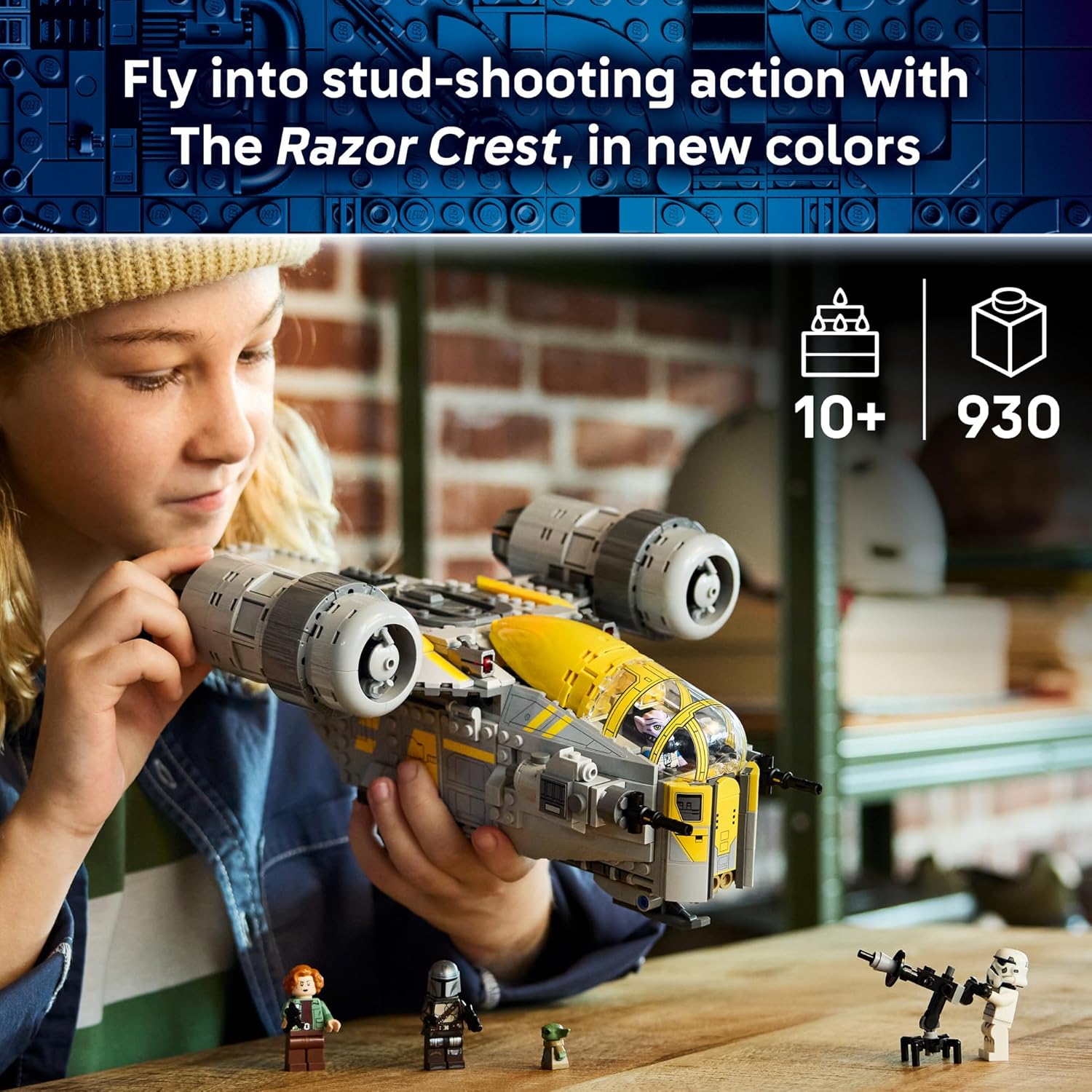 LEGO Star Wars: The Mandalorian y Grogu The Razor Crest - Juego de...