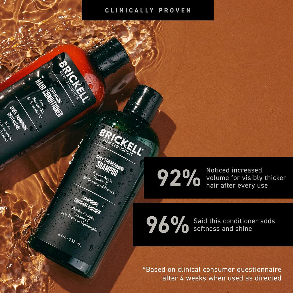 Brickell - Rutina revitalizante diaria para el cuidado del cabello,...