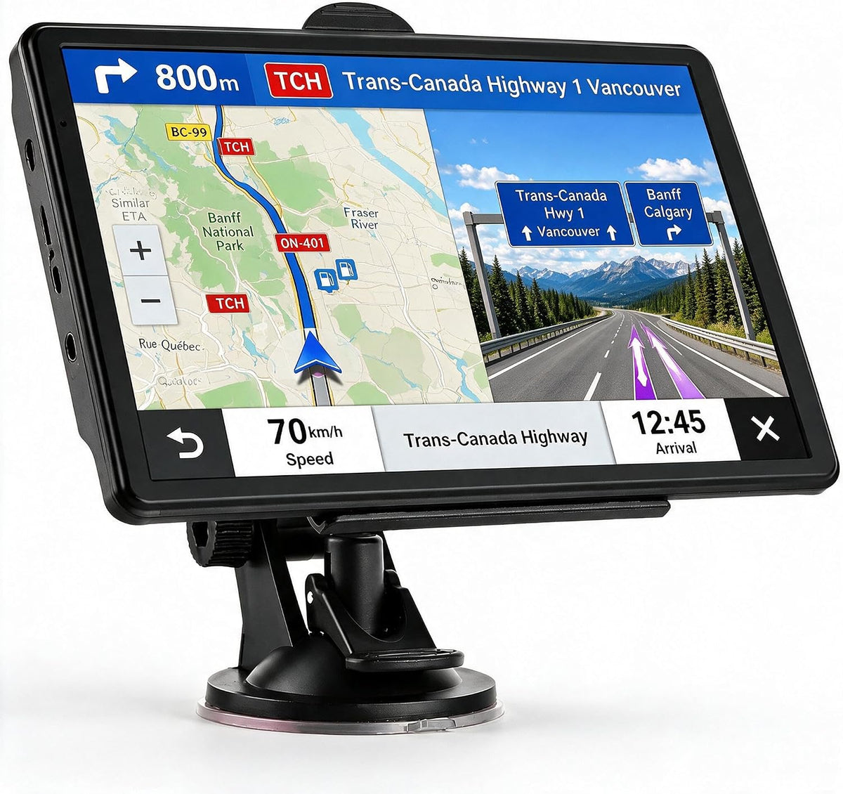 Navegador GPS para automóvil, mapa 2026 de 7 pulgadas, pantalla tác...