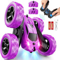 QUNREDA - Autos RC, coche de control remoto púrpura para niñas, RC...