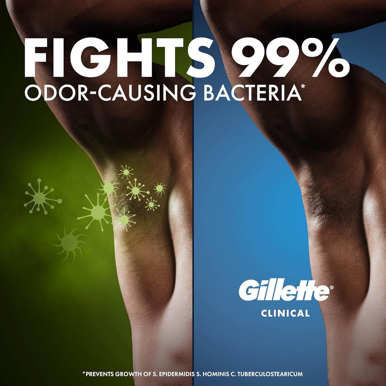 Gillette Antitranspirante clínico y desodorante para hombres, prote...