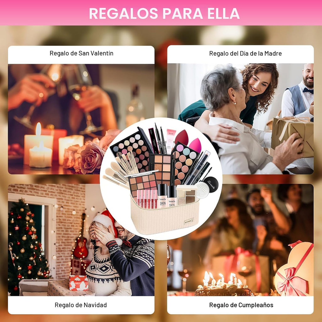 Kit completo de maquillaje todo en uno para mujeres, juegos de rega...