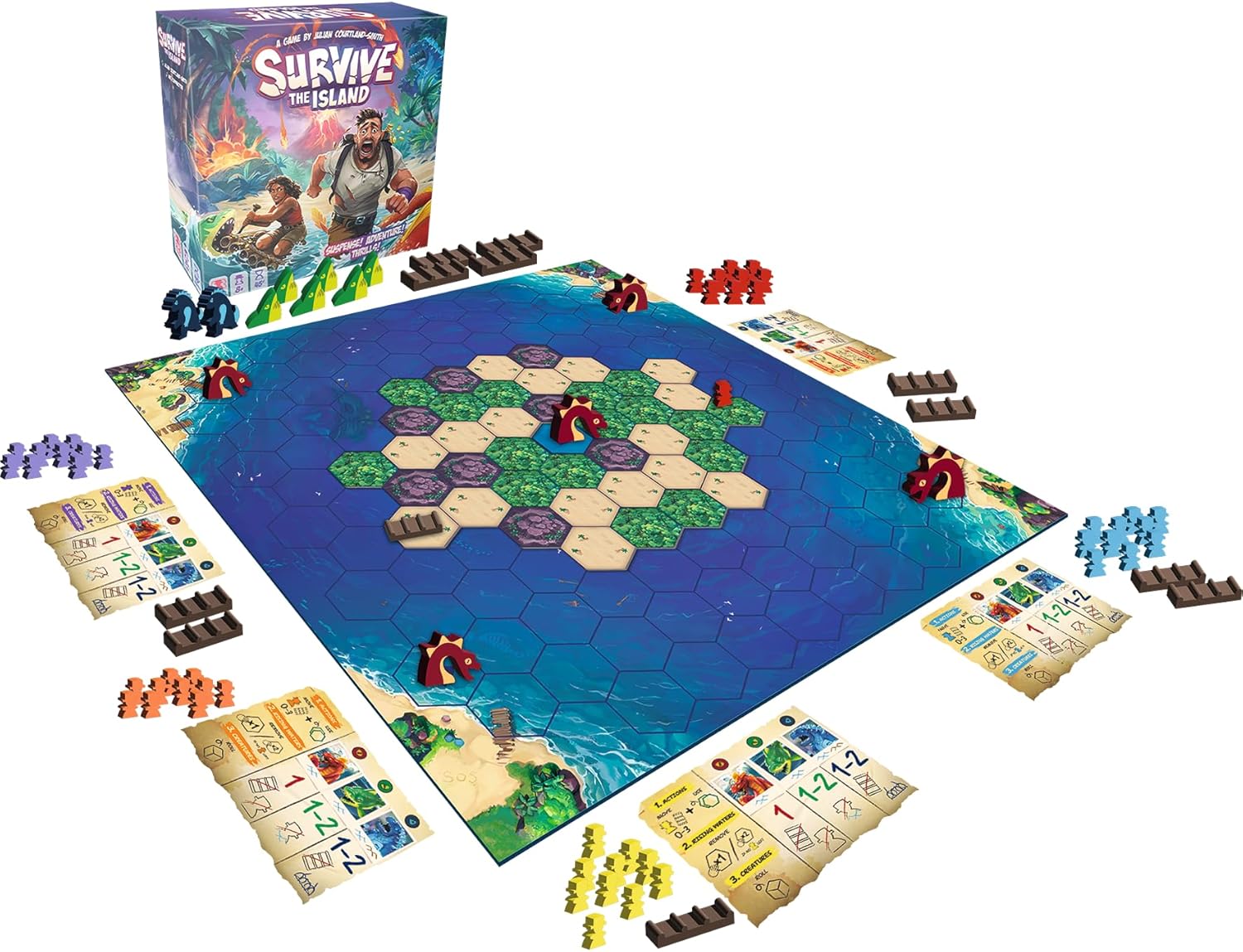 Asmodee Survive The Island - Juego de mesa (edición 2024) - Aventur...