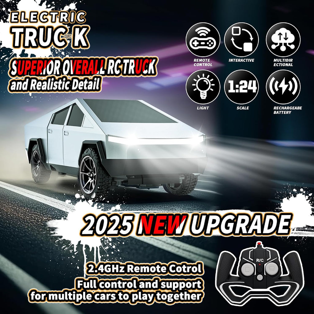 Vefercen Juguetes de automóvil a control remoto, camión RC todo ter...