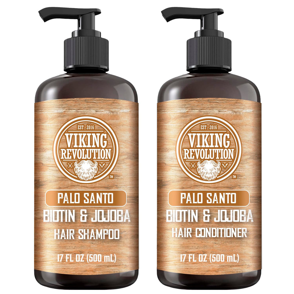 Viking Revolution Palo Santo - Juego de champú y acondicionador par...