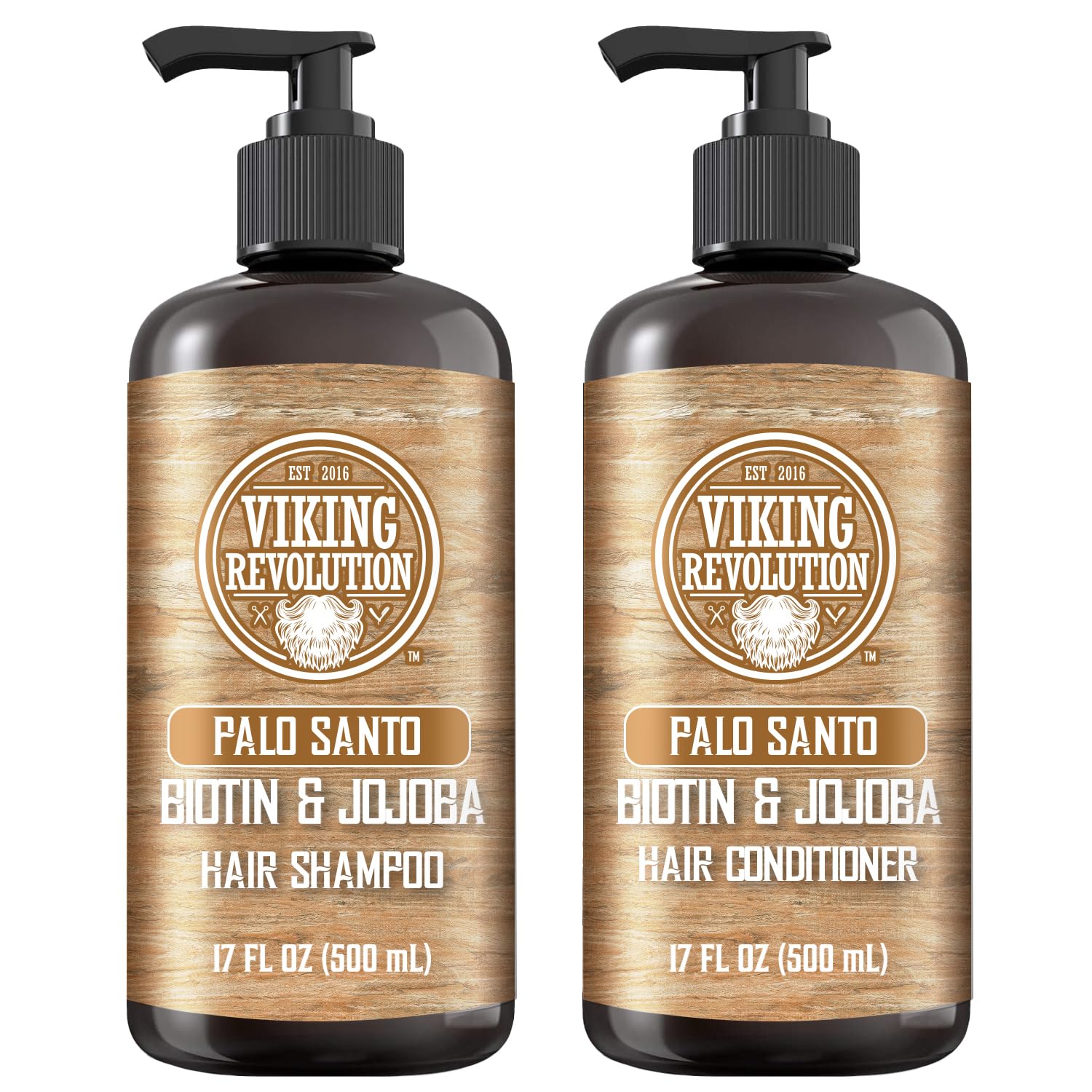 Viking Revolution Palo Santo - Juego de champú y acondicionador par...