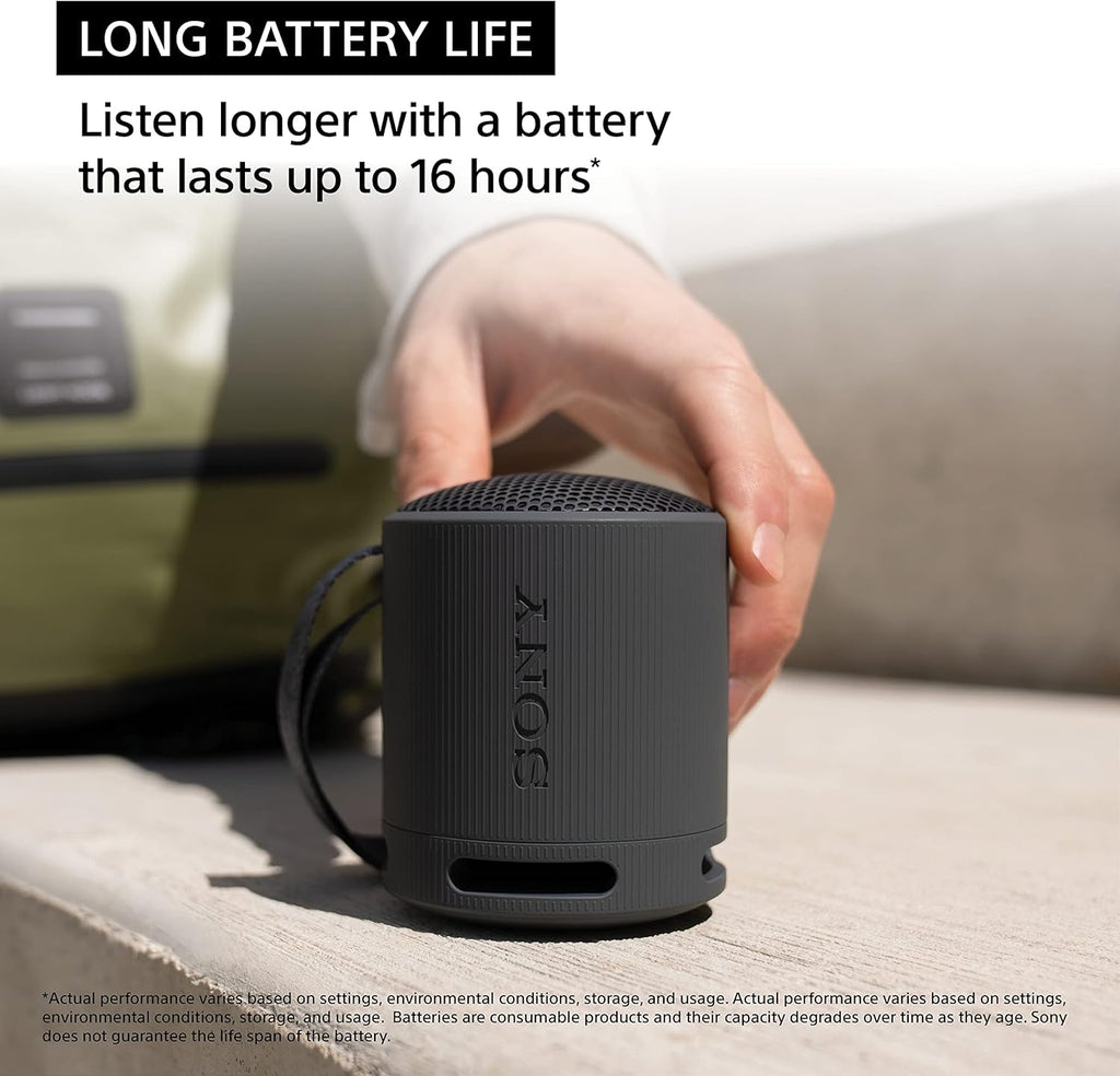 Sony SRS-XB100 Altavoz de viaje inalámbrico Bluetooth portátil supe...