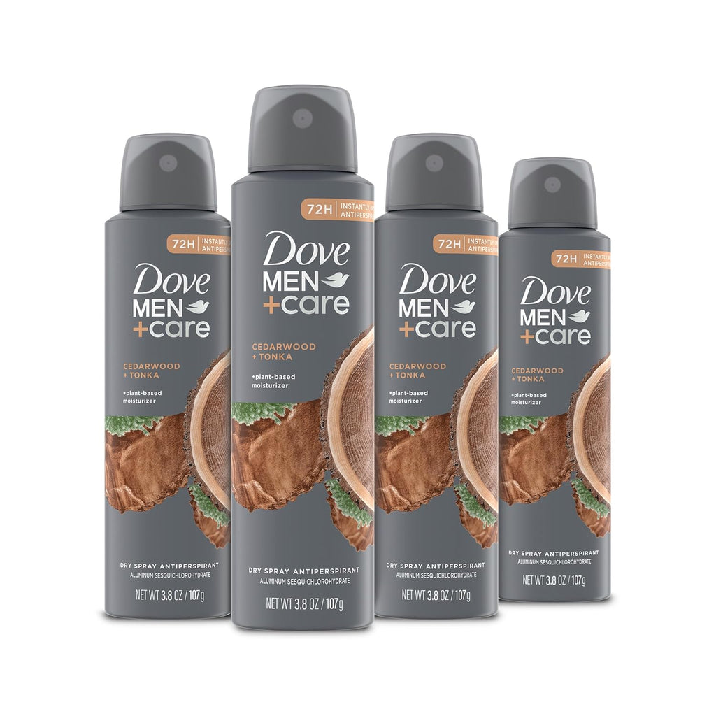 Antitranspirante en espray Dove Men+Care seco, madera de cedro + to...