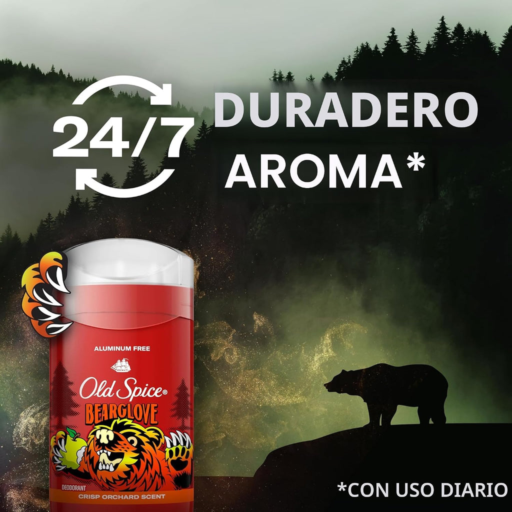 Old Spice Desodorante sin aluminio para hombres, protección contra...