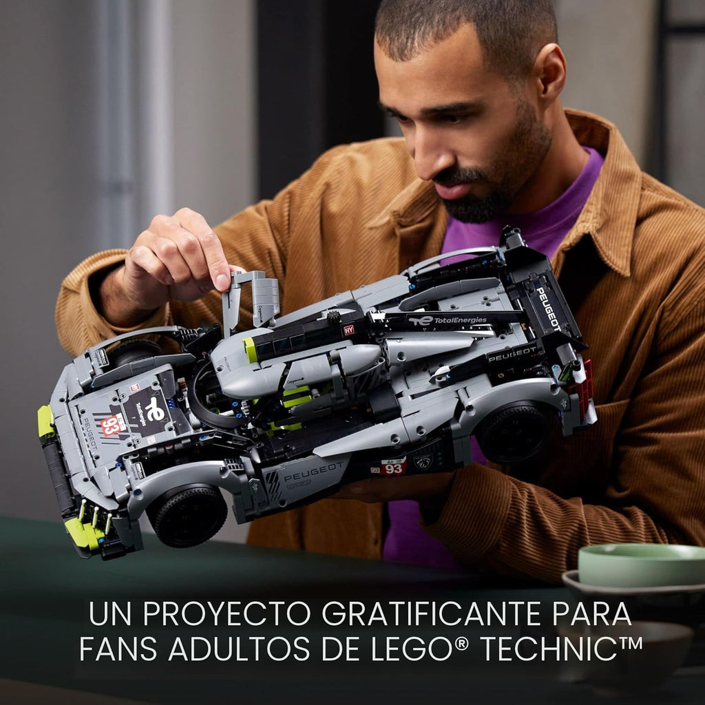 LEGO Technic Peugeot 9X8 24H Le Mans Hybrid Hypercar 42156 - Kit de...