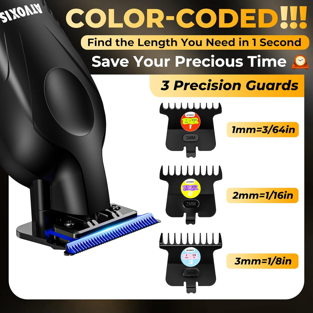 ATVOXIS Zero Gap 9,000 RPM Brushless Professional T Blade Trimmer p...
