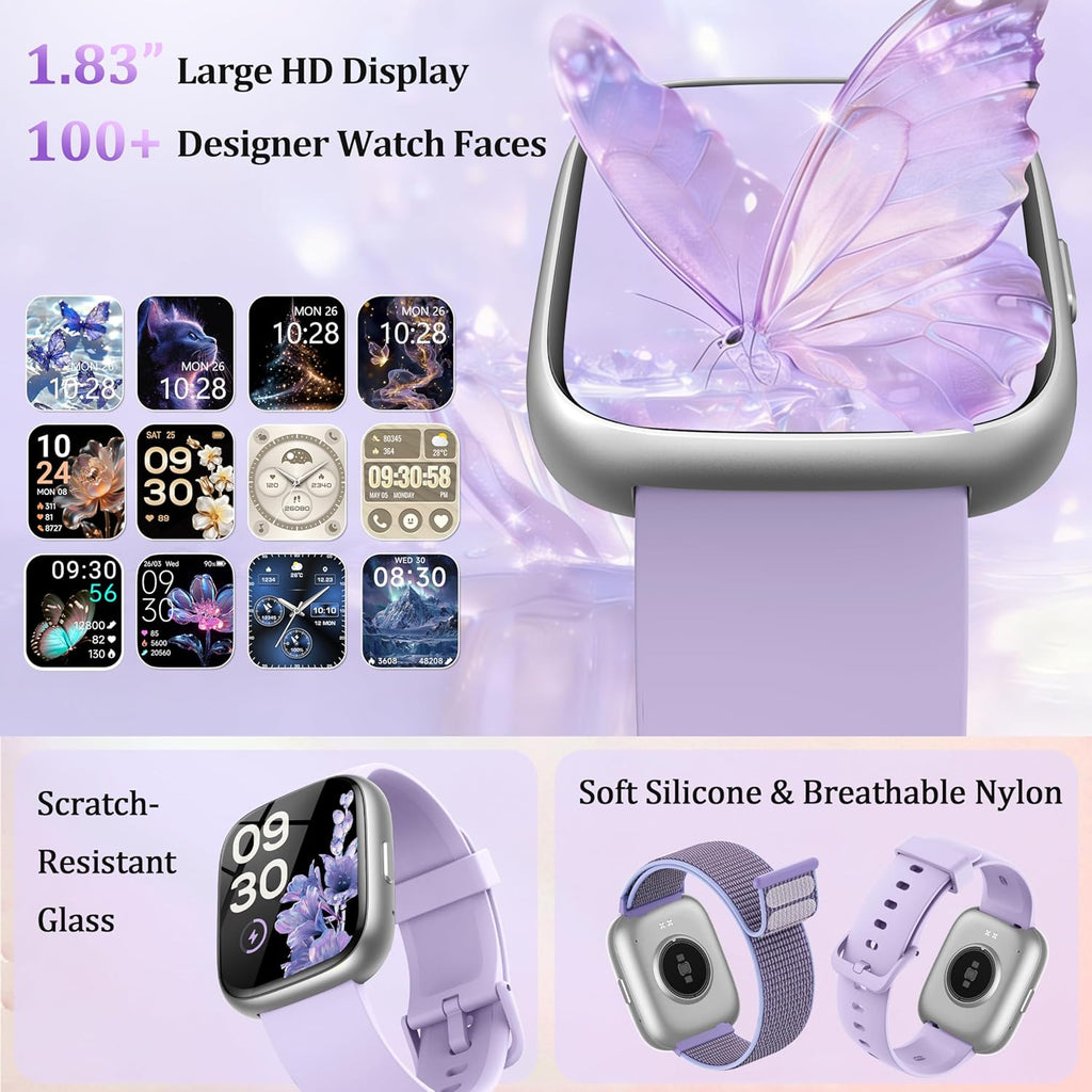 Reloj inteligente para mujeres y hombres, reloj inteligente actuali...