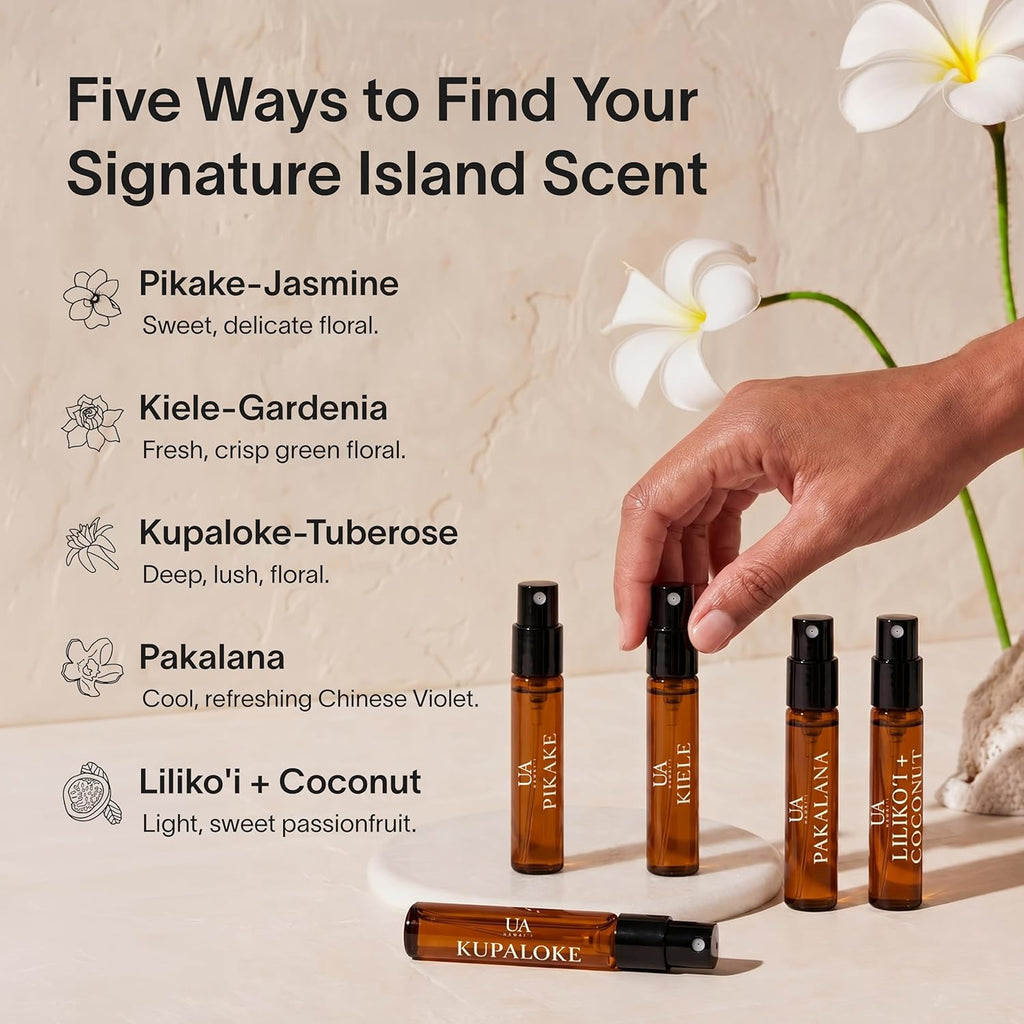 Paquete variado de bruma corporal y capilar de Hawaii, perfume para...