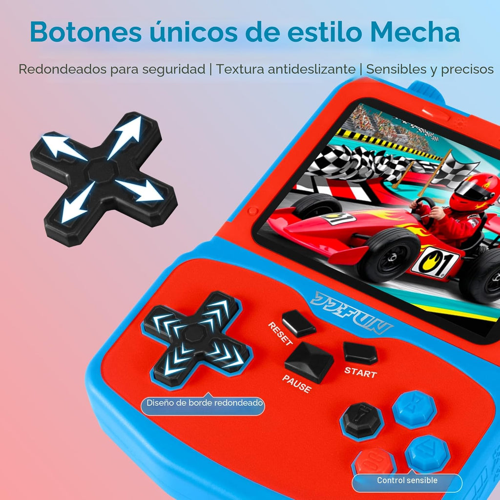 Consola de videojuegos portátil para niños, 220 juegos clásicos ret...
