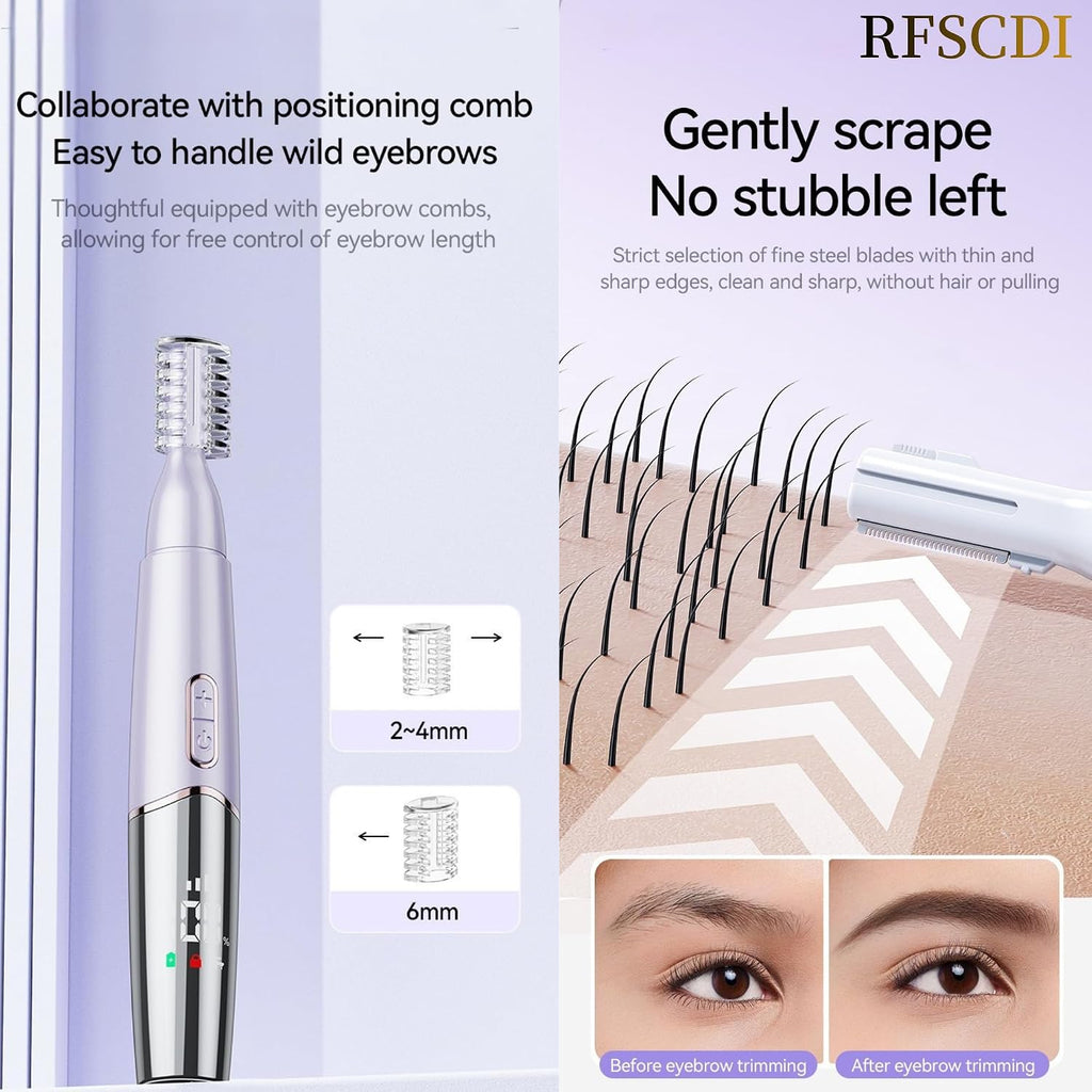 RFSCDI Cortadora de pelo recargable 5 en 1 para nariz y cejas, IPX7...
