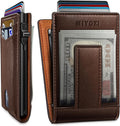 miyozi Cartera para hombre, tarjetero desplegable con bloqueo RFID,...