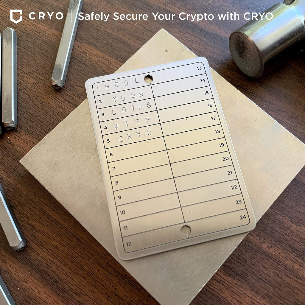 CRYO Almacenamiento de frases de semillas criptográficas - Billeter...