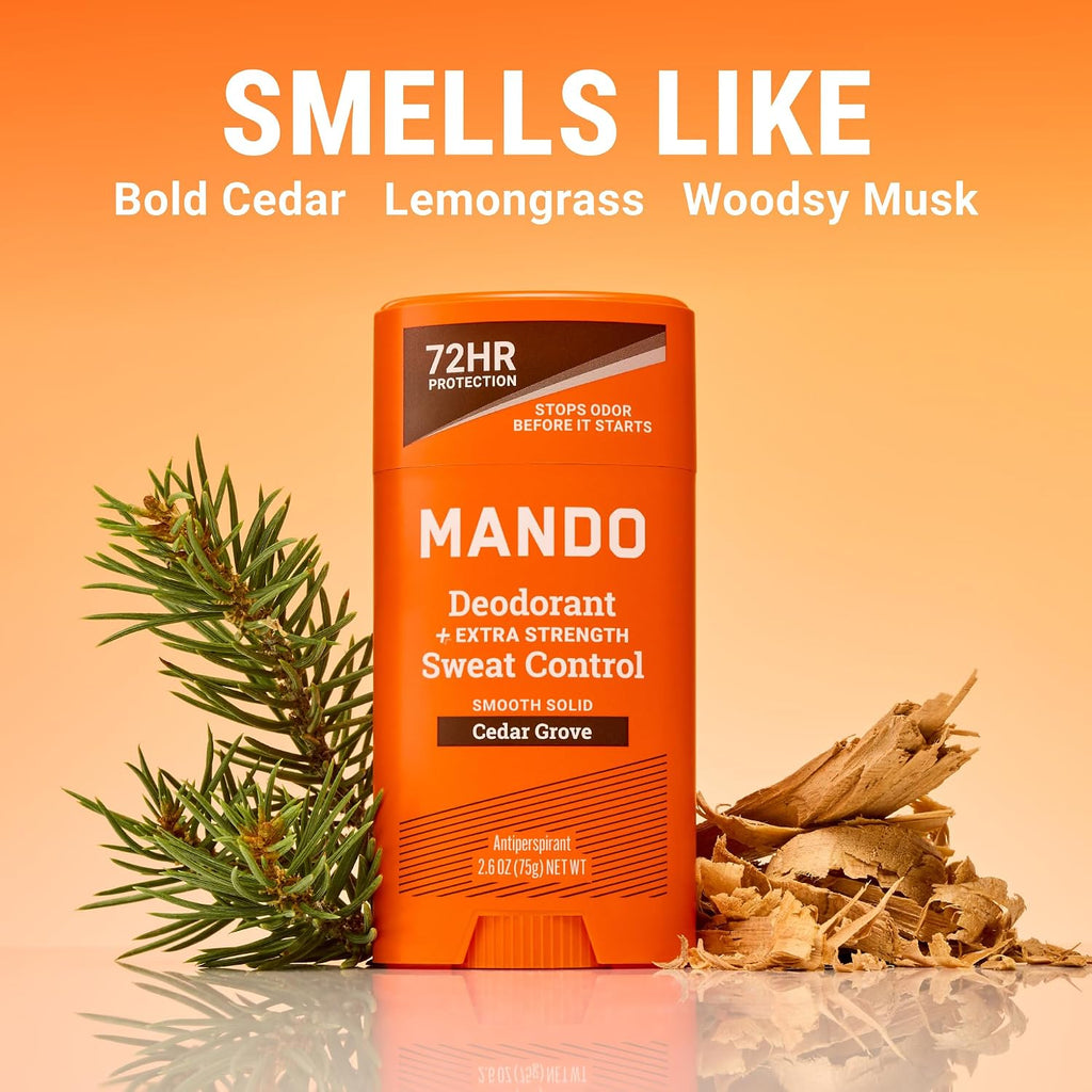 Mando Cedar Grove - Desodorante antitranspirante para hombres \u201...