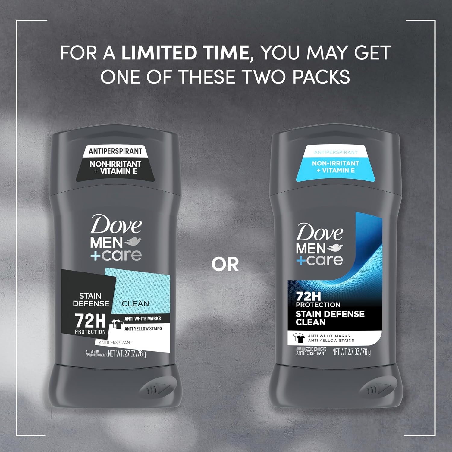 Dove Men+Care - Desodorante en barra de 4 unidades para hombre, ant...