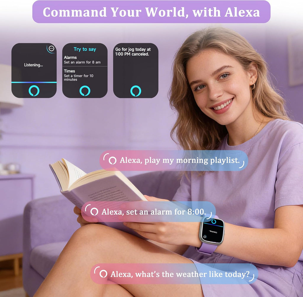 Reloj inteligente para mujeres y hombres, reloj inteligente actuali...