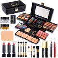 Kit de maquillaje profesional para mujer, kit completo con espejo,...