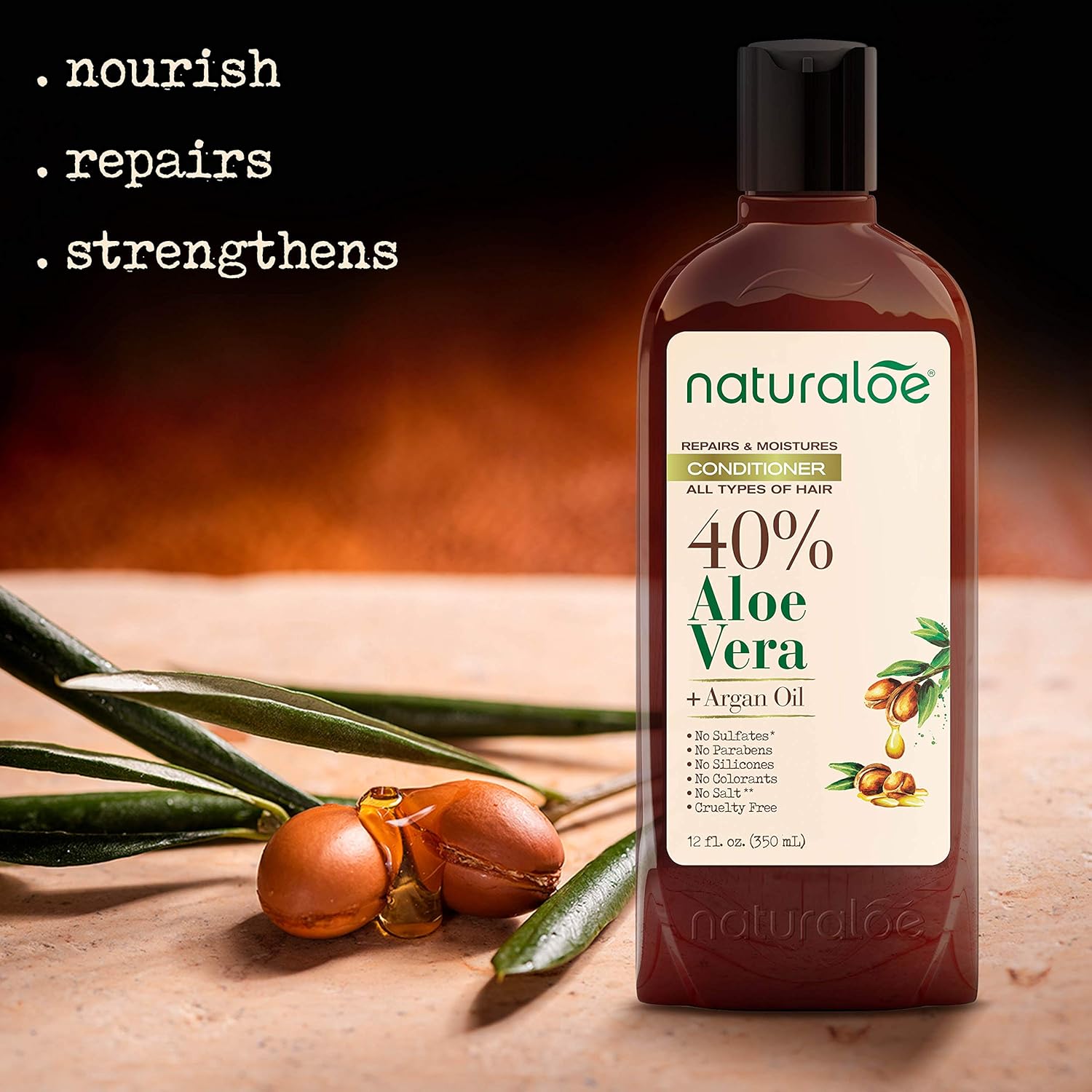 Naturaloe - Champú y acondicionador de reparaciones y humectaciones...