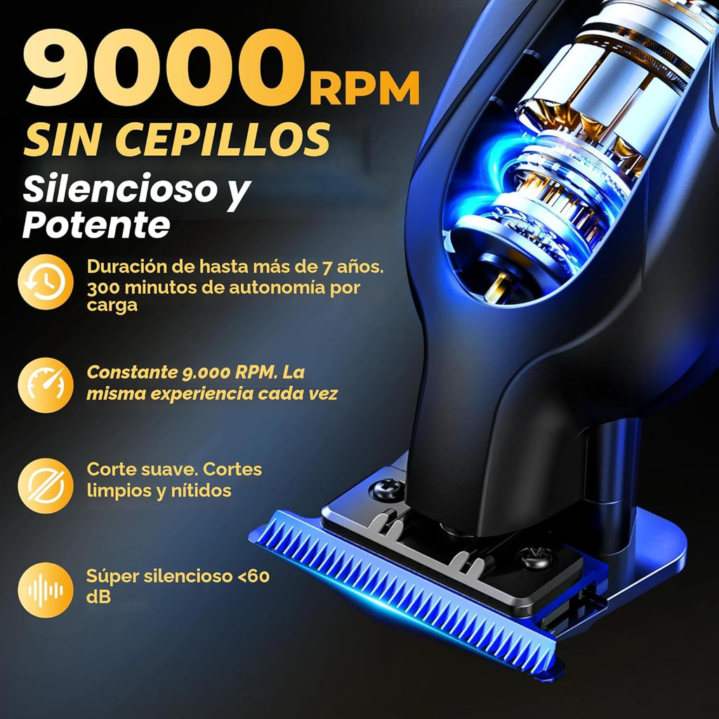 ATVOXIS Zero Gap 9,000 RPM Brushless Professional T Blade Trimmer p...