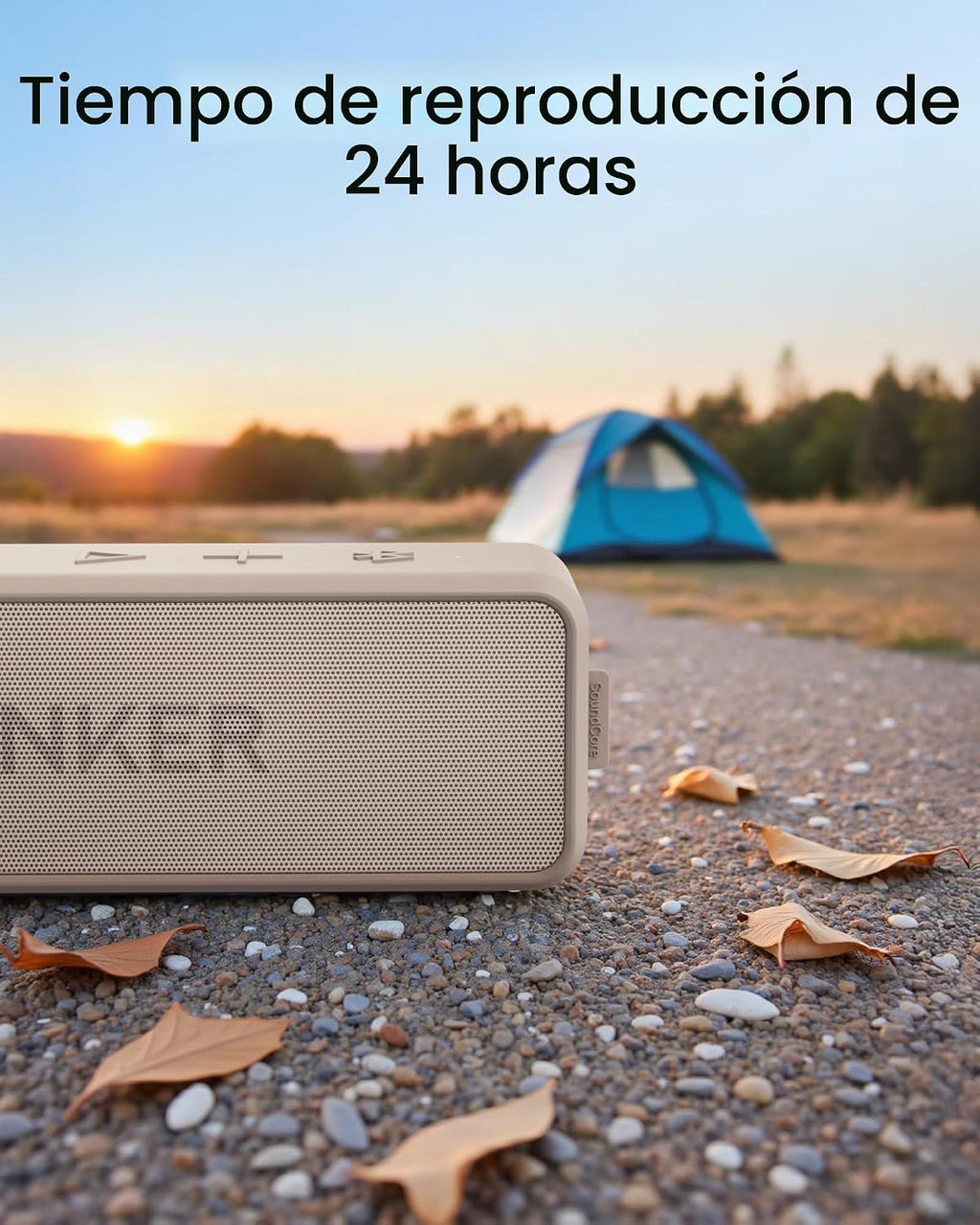 Anker Soundcore 2 Altavoz Bluetooth portátil con sonido estéreo, Bl...