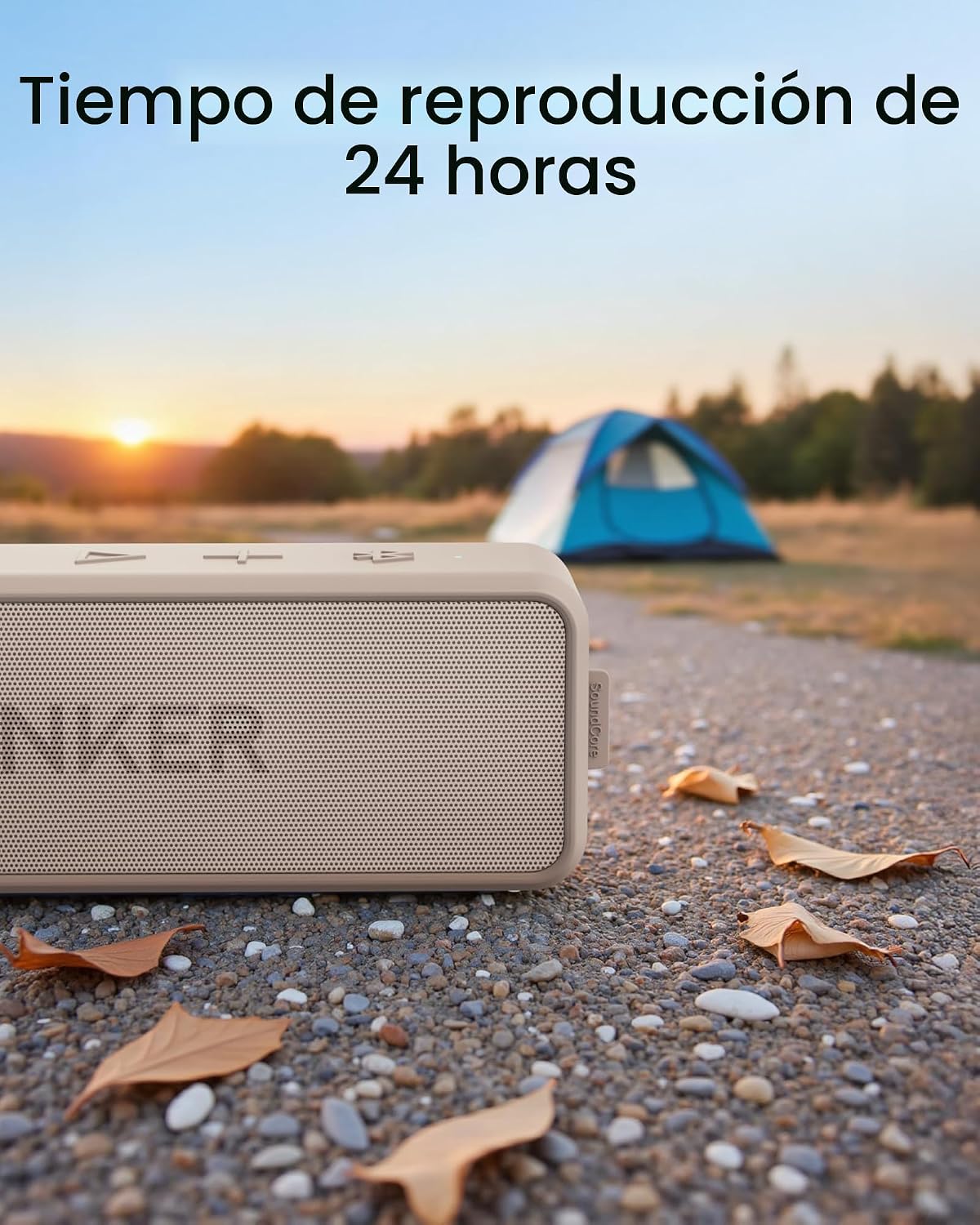 Anker Soundcore 2 Altavoz Bluetooth portátil con sonido estéreo, Bl...