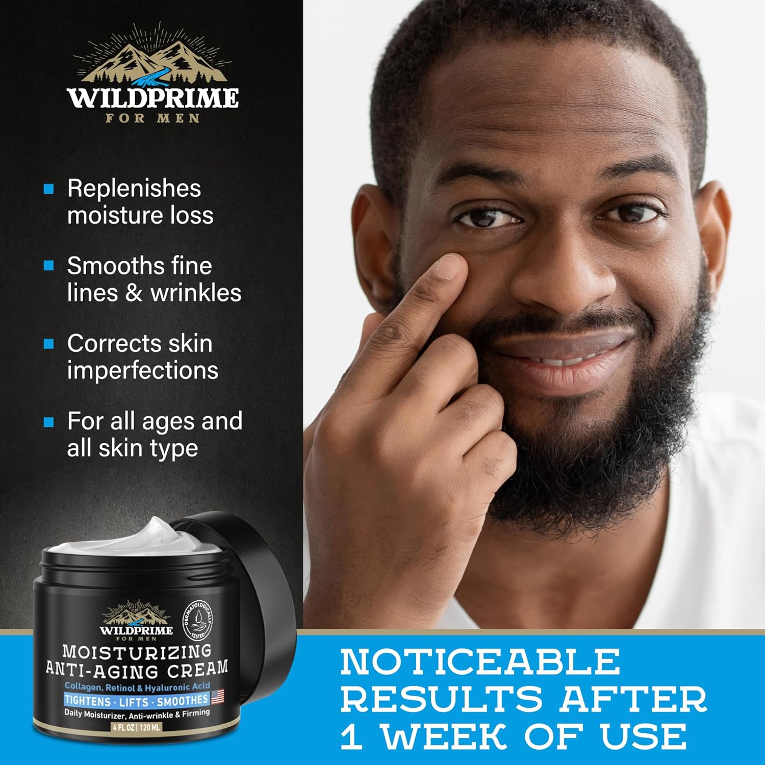Crema hidratante facial para hombre, antienvejecimiento y arrugas,...