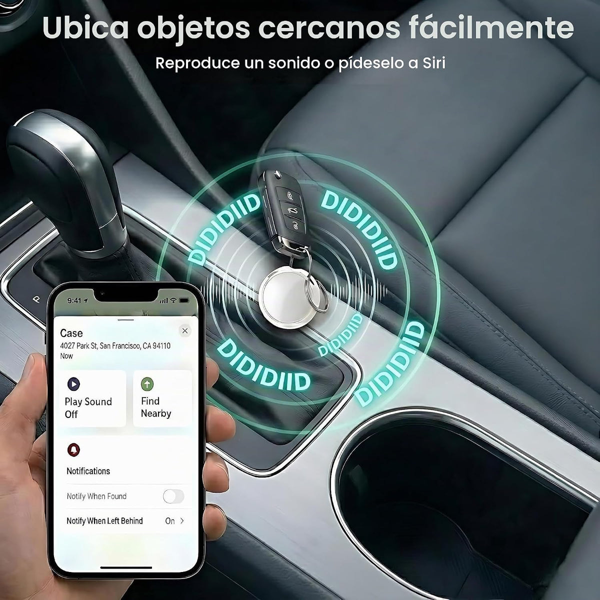 Paquete de 2 rastreadores GPS para vehículos Find My Real Time Trac...