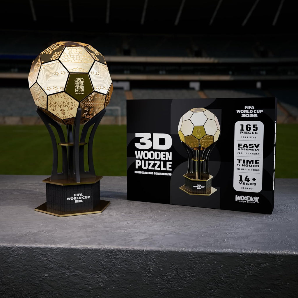 Modelo de trofeo de rompecabezas 3D de la Copa Mundial de la FIFA c...