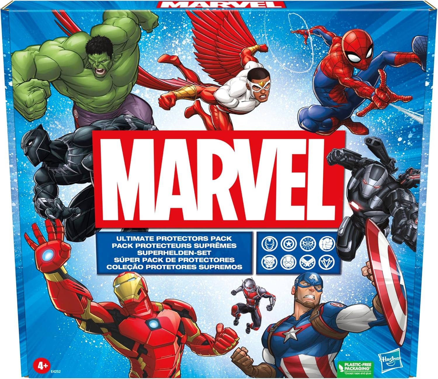 Marvel Avengers Ultimate Protectors Pack, 6 pulgadas a escala, 8 fi...