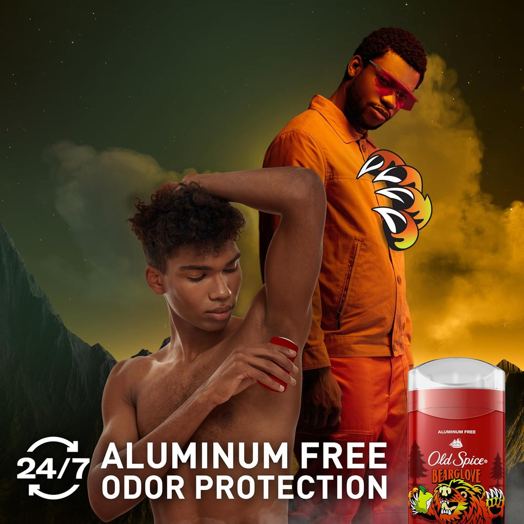 Old Spice Desodorante sin aluminio para hombres, protección contra...