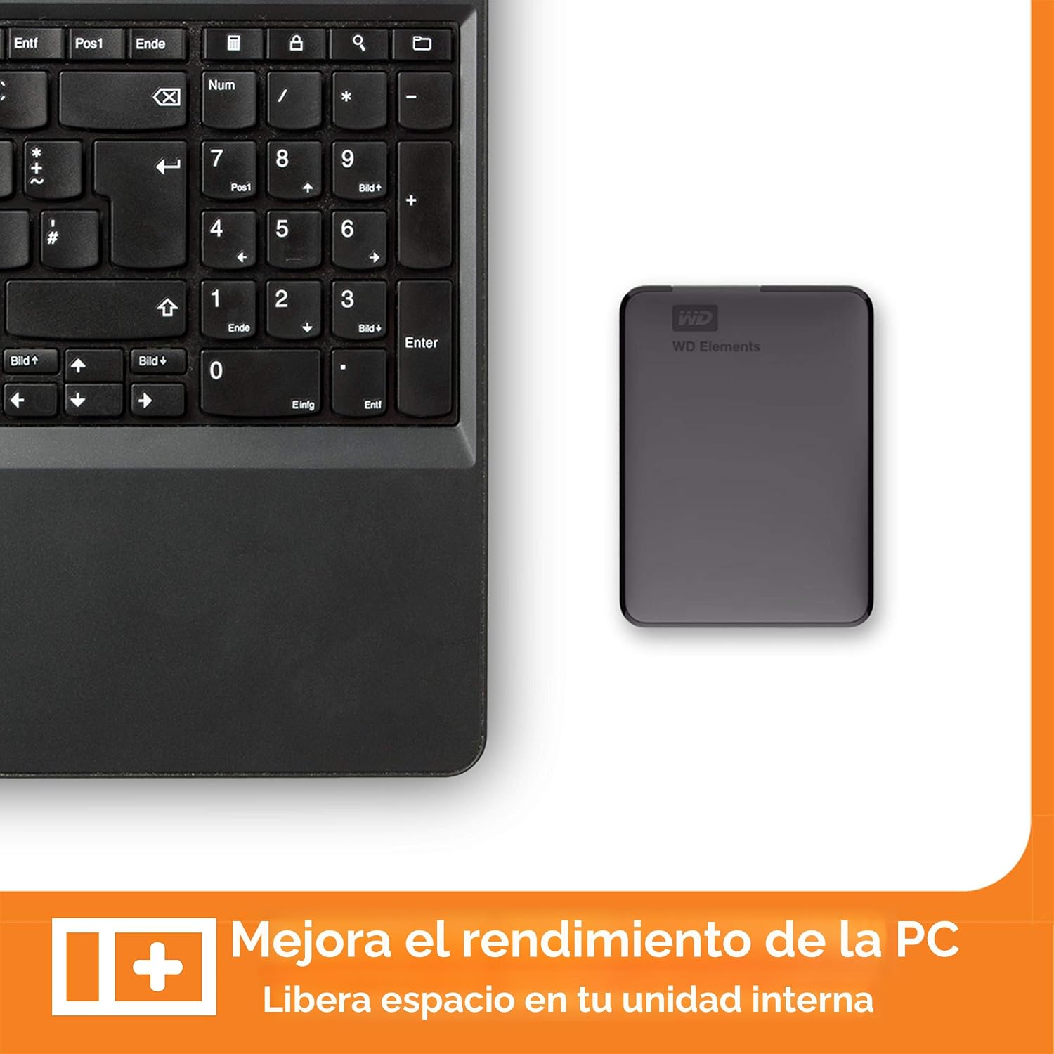 Western Digital WD 5TB Elements - Disco duro externo portátil de 5...
