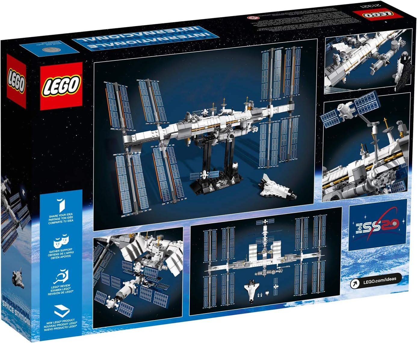 LEGO Ideas International Space Station 21321 - Kit de construcción...