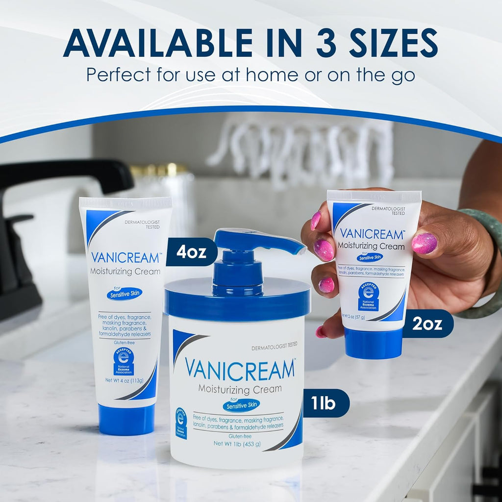Vanicream Crema hidratante para la piel con dispensador de bomba -...