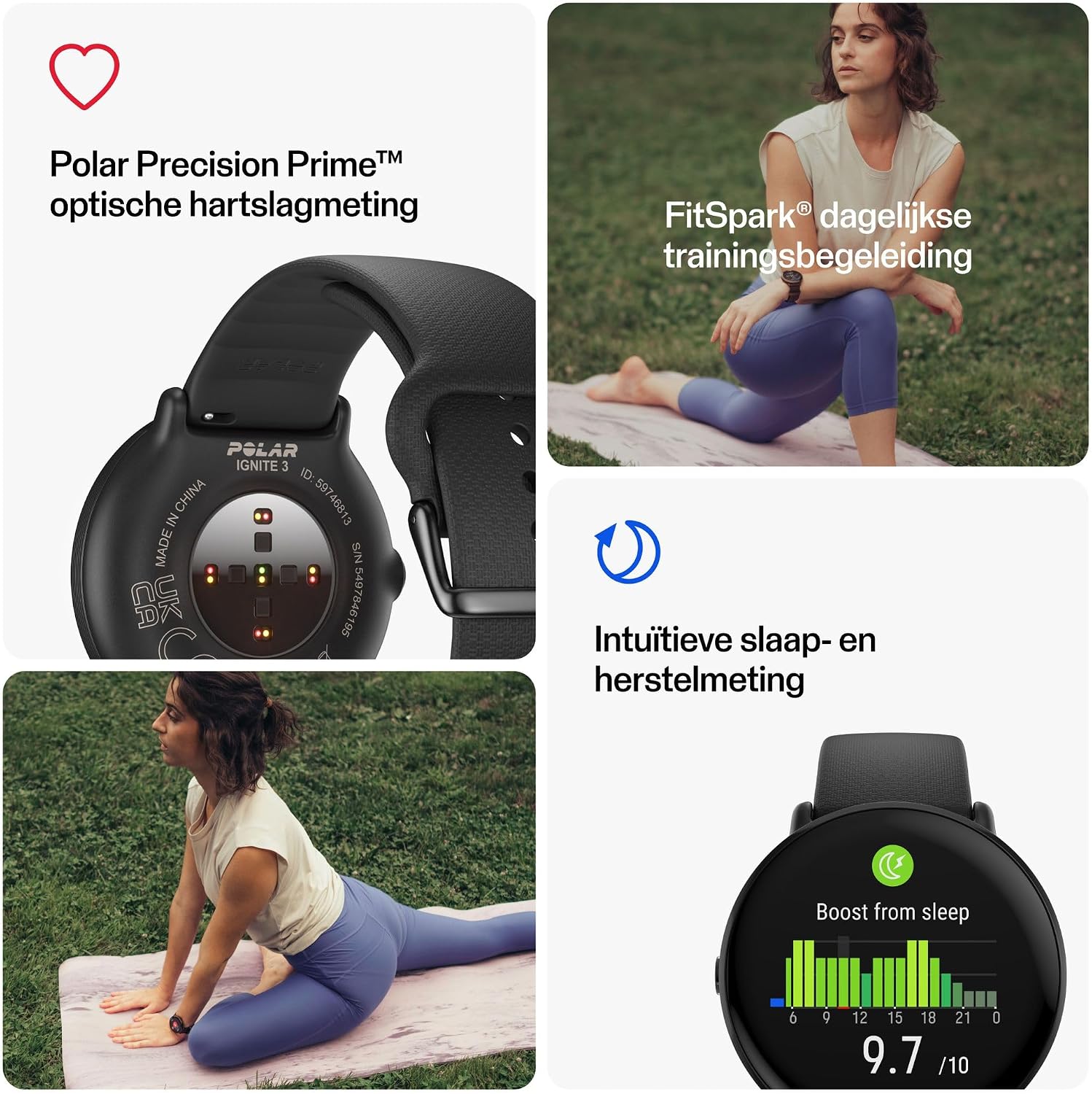 POLAR Ignite 3 Series - Reloj inteligente de seguimiento de activid...