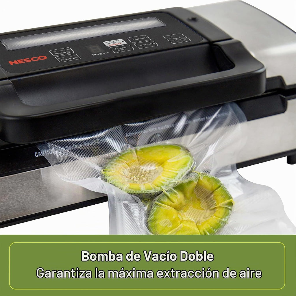 Envasadora de alimentos al vacío Nesco VS-01 - De color blanco, Pla...