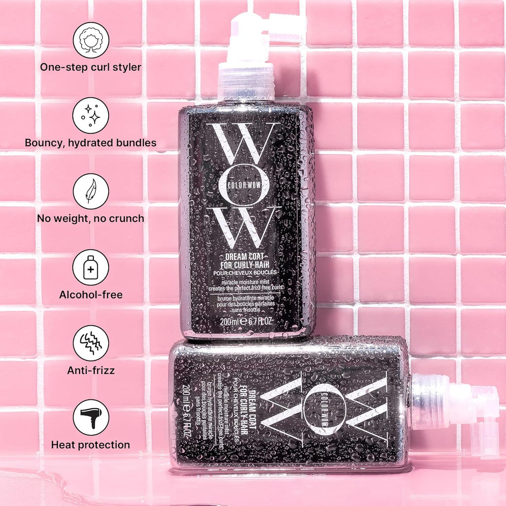 COLOR WOW Dream Coat para cabello rizado: rizos sin encrespamiento...