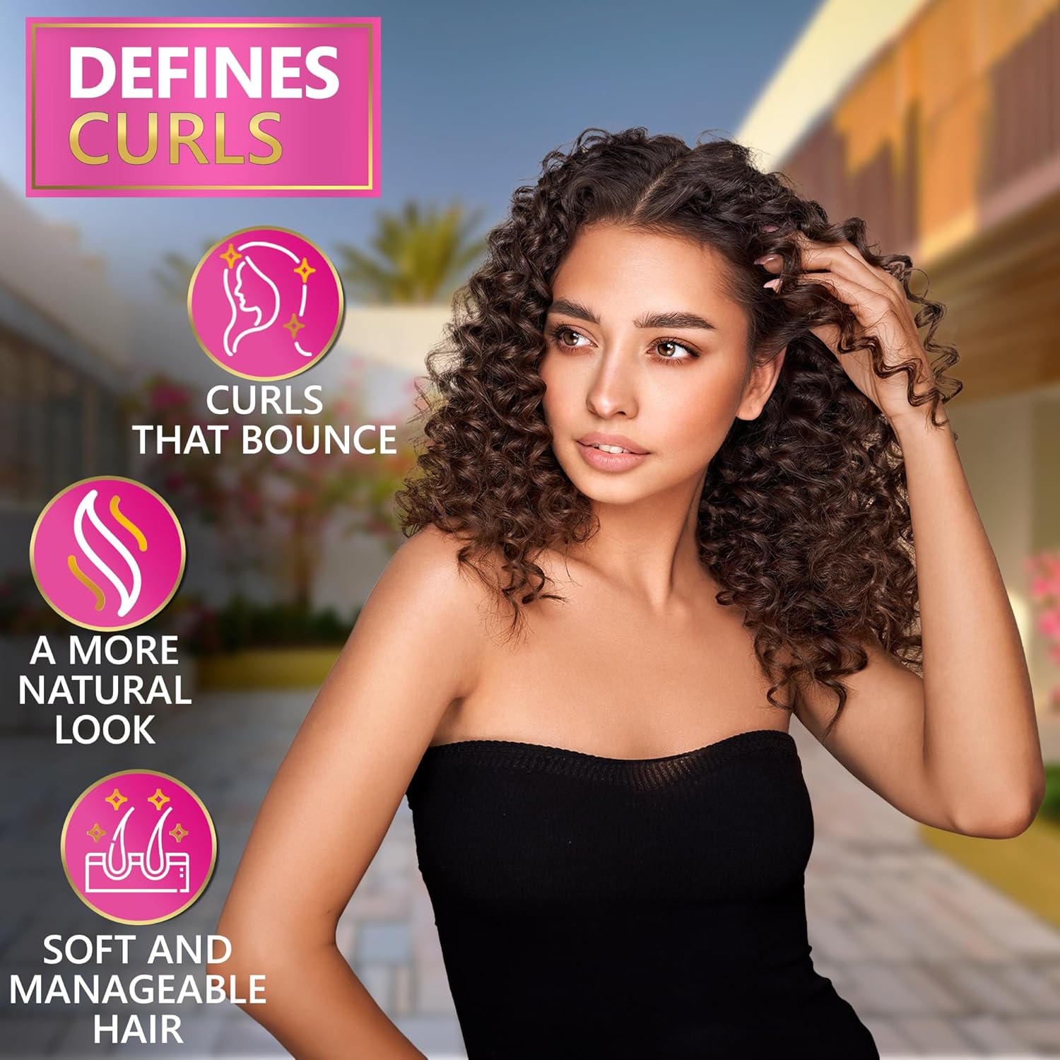 Juego de champú y acondicionador para cabello rizado, sin sulfatos...